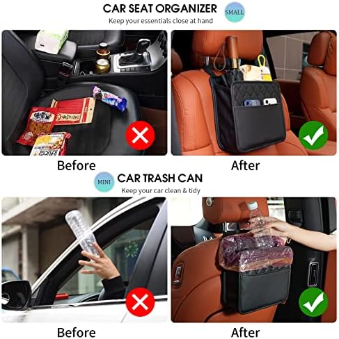 Car Seat Back Hanging Bag Car Document Holder Multi-Pocket Bottle Bag Storage Box Organizer Travel Tidy Pouch Pocket Kids - Image 2