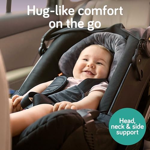 Baby Uma 2-in-1 Baby & Newborn Car Seat Insert (0-12 months) - Supersoft, Universal Newborn Insert for Car Seat, Machine-Washable Newborn Pram & Head Support - Image 2