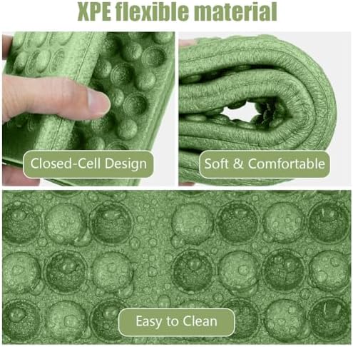 HOTUT Folding Sit Mat, Insulated Folding Foam Sit Mat, Ultralight XPE Foam Cushion, Waterproof, Durable and Lightweight Hiking Seat Pad, Essential Camping Accessories for Outdoor Travel Adventure - Image 3