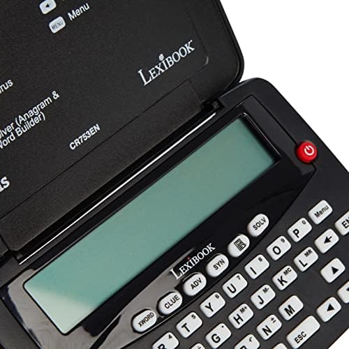 Lexibook, Collins Crossword, Bradford, Phonetic spell-correction, Anagram solver, words games, Electronic, with battery, black/white, CR753EN - Image 8