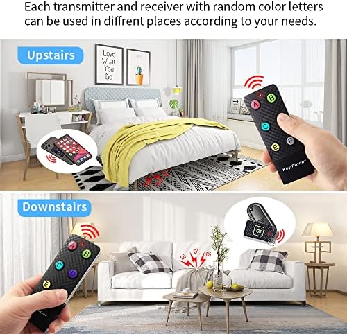 Key Finder with EXtra Transmitter, CHLOVOE Item Finder with 85dB Loud Beeps, Wireless Item Tracker, Keys, Wallet, Phone, Glasses, Luggage, Pet Tracker - Image 4