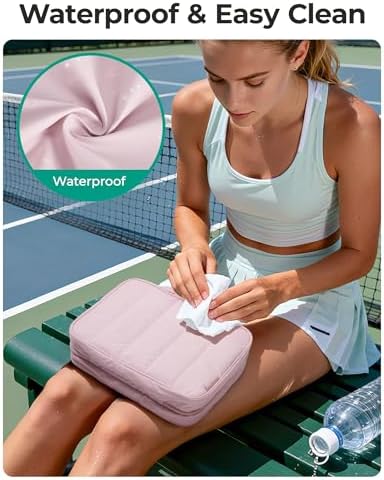 BAGSMART Hanging Toiletry Bag with Hook, Waterproof Travel Wash Bag Makeup Organiser, Full-Size Toiletries Cosmetics Accessories for Women & Men, Camel - Image 4
