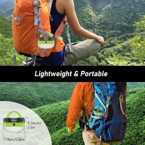 Blukar Camping Lights, Camping Lantern Outdoor Lamp with Magnetic Base | Tent Light Battery Powered,Water Resistant 3 Modes, Portable Hanging Tent Accessories for Emergency(3 AA Batteries Included) - Image 5