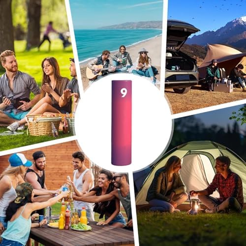 Travel Speaker & Charger | Stick Wireless Speaker IPX6 Imperfathers - Music Reading Tool, Cool Technology Gadget, with Colorful Lights for Birthday - Image 4