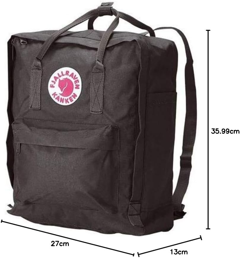 Fjällräven Kånken Backpack, Black - Image 7