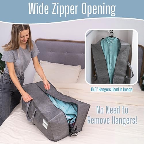VENO 10 Pack Heavy-Duty Extra Large Moving Bags W/Backpack Straps, Moving House Essentials, Strong Handles & Zips, Clothes Storage, Packing, Laundry Bags, Reusable and Sustainable (Gray, 10 Pack) - Image 5