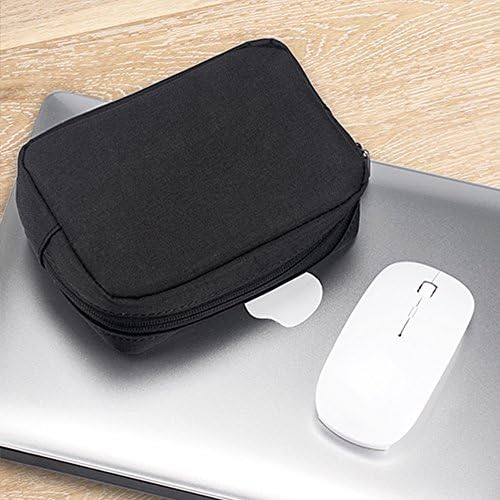 Universal Electronics/Accessories Soft Carrying Case Bag, Durable & Light-weight,Suitable for Out-going, Business, Travel and Cosmetics Kit (Black-Small) - Image 7