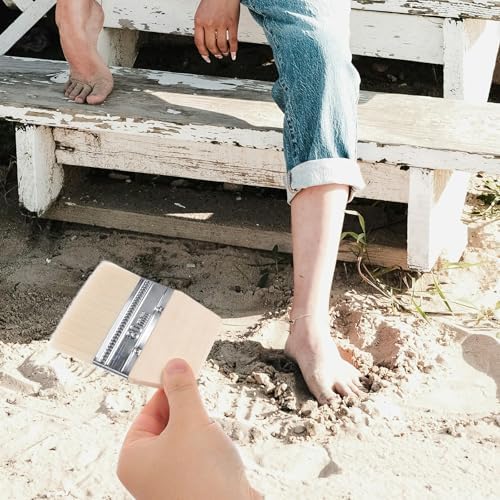 Cabilock Beach Sand Cleaner Brush Soft Bristle Sand Remover Brush for Feet Portable Scrub for Beach Volleyball Vacation and Daily Cleaning 1 X - Image 5
