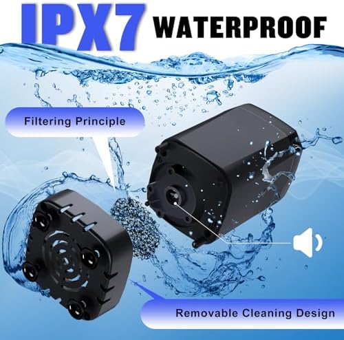 Spopal Portable Shower for Camping, 6000mAh Rechargeable Camping Shower Pump with Intelligent LED Display, 4 Spray Modes, IPX7 Waterproof Outdoor Shower Kit for Hiking, Travel, Car, Pet - Image 6