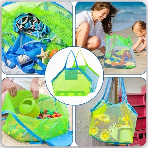 YUNYU 2-Piece Beach Play Set - Premium Sand Storage Organizer with Net, Durable Foldable Carryall for Sandpit Toys, Family Holidays & Outdoor Vacations - Image 7