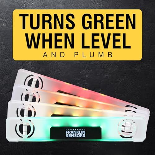 Franklin Sensors Light Level/Digital, Electronic, 12-inch Magnetic Torpedo Level, Vertical and Horizontal Leveler Tool with 2 Bubble Vials - Image 2