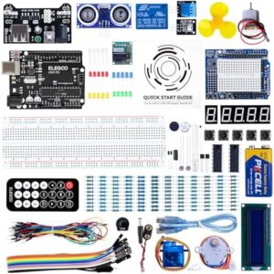 ELEGOO UNO R3 Project Super Starter Kit Compatible with Arduino IDE with Tutorial for Beginner