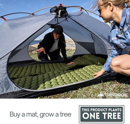 TRINORDIC Ultralight Inflatable Camping Mat - With Integrated Pillow – Lightweight (0.55kg) and Compact Outdoor Sleeping Mat for Hiking and Bikepacking - Image 10