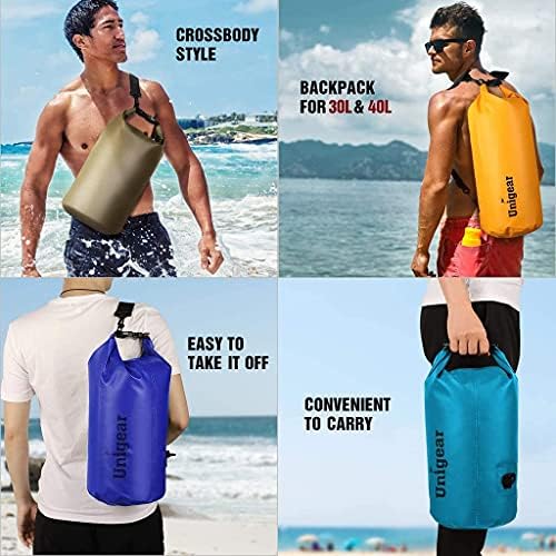 Unigear Waterproof Bags/Waterproof Bags/Dry Bag (2L/5L/10L/20L/30L/40L) for Outdoor Activities and Water Sports, Camping, Boating, Kayaking, Fishing with Waterproof Phone Pouch - Image 8