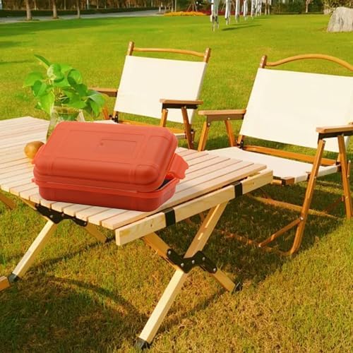 Hapivida Small Hard Case with Foam, Small Dry Box Shockproof Drybox Compact Camping Survival Storage Box Airtight Travel Case for Outdoor Camping Hiking Travel (L) - Image 4