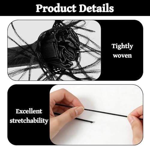 5m x 2.5mm Black Elastic Shock Cord, Heavy Duty Latex Bungee Cord for Tent Poles, Camping, Gear Repair, DIY, Hammocks, Outdoor & Home Use - Image 3