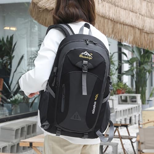 40L Large Capacity Multifunction Backpack, Men Women Hiking Backpack,School/Trekking/Hiking/Camping/Travel/Fishing/Climbing/Mountaineering/Alpinism or Daily Use - Image 5