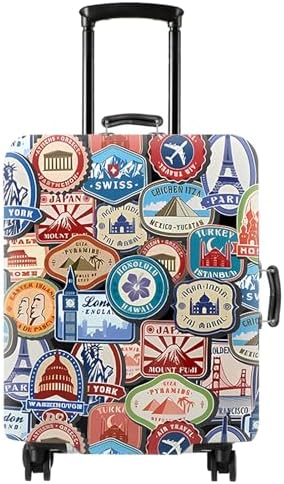 Kaket Suitcase Cover - Elastic Dustproof & Scratchproof Luggage Protector (M(22"-25" Luggage))
