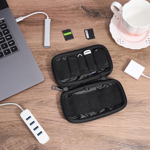 Ouligay Flash Drive Case 10 Slots USB Storage Case Portable Thumb Drive Caes USB Holder Storage Bag for Thumb Drives,Electronic Accessories Bag for Home Office Business, Protect and Store Small Items - Image 4
