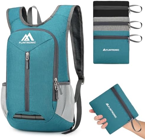 flintronic Foldable Backpack, Ultra Lightweight Rucksack, 16L Hiking Backpack, Unisex Packable Backpack For Men Women, Waterproof Travel Daypack For Outdoor Sport Biking Hiking Climbing - Image 9
