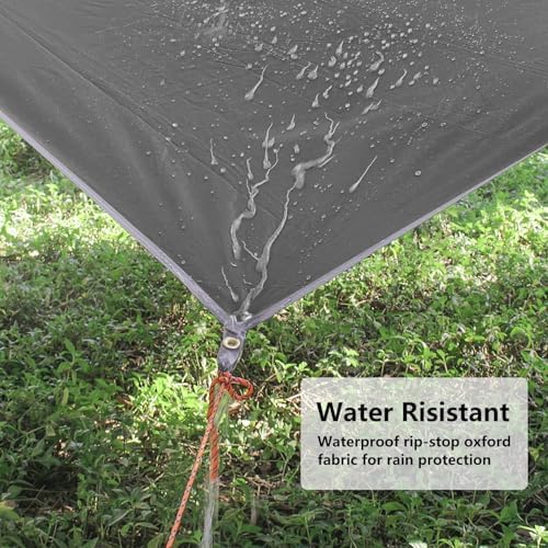 Unigear Tarp Rain Fly Tarp Waterproof Tent Cover Hiking Shelter Foldable Lightweight Waterproof for Camping and Protection Against Rain, Snow and Sun - Image 3
