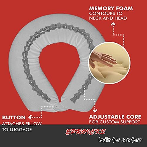 EPROICKS Travel Pillow Twist memory Foam Neck Pillow for Travel, Airplane, Buses, Trains at Home, Chin, Lumbar Leg Support, Bendable Roll Pillow (gray) - Image 8