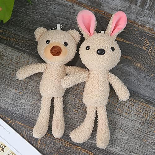 Stuffed Animal Toys Soft Cute Plush Bear for Kids Girls Keychain Accessories Backpack Pendant Birthday Gift Small Animal Bear Toys for Kids Girls - Image 4