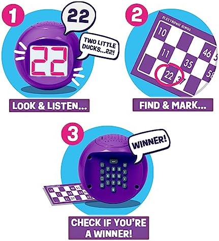 Ideal | Electronic Bingo: Host your own Bingo night at home! | Family Games | 3+ Players | Ages 8+ - Image 3