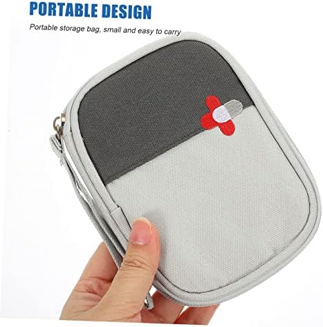 MAGICLULU 2pcs Household First Aid Pouch Nursing Bag Light Medicine Bag for Camping Zipper Oxford Cloth for Travel Essentials and Emergency Storage - Image 5