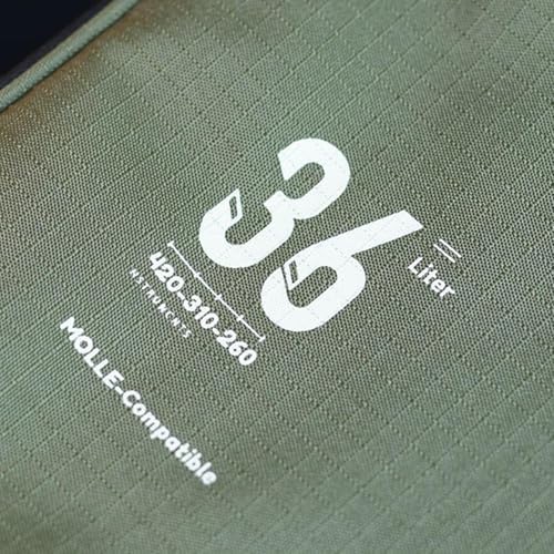 36 L Camping Rucksack – Waterproof Backpack 36 L, Hiking Gear Bag | MONITAGE PACK, TRAVEL BRAND IN THE OUTDOOR, Pack, Trekking Bag, Backpack - Image 4