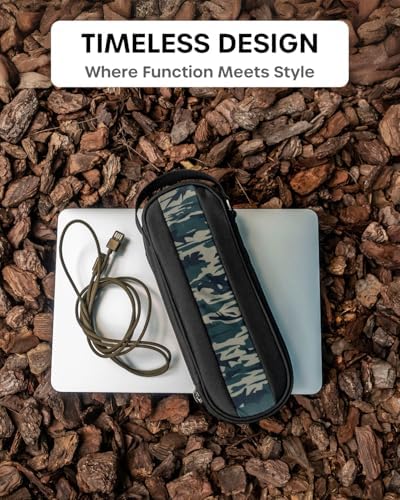 Electronics Travel Organizer for Charger & Laptop Accessories | Small Cable Bag Organiser for Tech Gadgets & Travel Essentials | Tech Pouch & Power Bank Case for Camera Accessories (Camo) - Image 8
