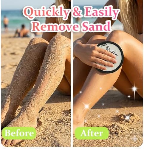Beach Sand Remover Sand Eraser Wipe Mitt Family Kids Women 2026 Hawaii Honeymoon Accessories Alaska Cruise Ship Gear Summer Vacation Essentials Mexico Costa Rica Bahamas Trip Must Haves - Image 2