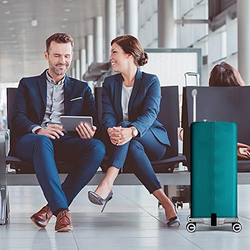 flintronic Travel Luggage Cover Elastic, Luggage Cover, Suitcase Cover, 29-32 Inch Suitcase Protective Cover, with Luggage Tag*1+Luggage Strap*1 (XL) - Image 7
