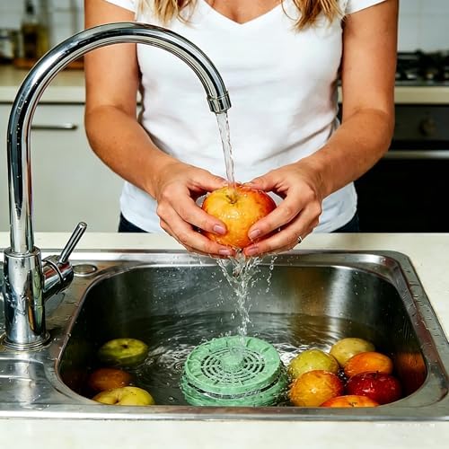 Multi Function Fruit and Vegetable Cleaner,Cleaning Gadget with TItanium Electrolysis Technology, 4 Smart Modes Long-Lasting Fruit Purifier USB Rechargeable for Home, Camping, Travel (White) - Image 5