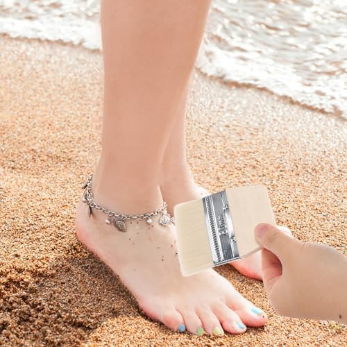 Cabilock Beach Sand Cleaner Brush Soft Bristle Sand Remover Brush for Feet Portable Scrub for Beach Volleyball Vacation and Daily Cleaning 1 X - Image 8