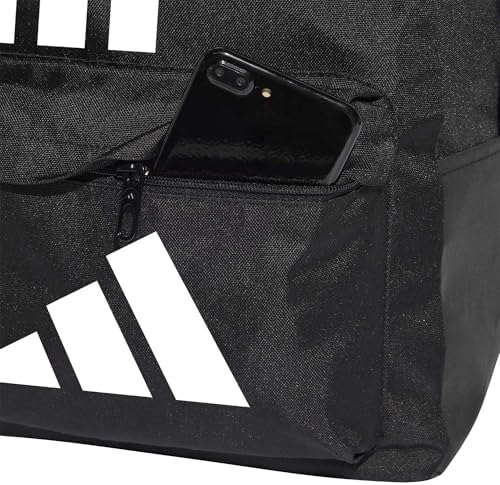 adidas Unisex Classic Three Stripes Back To School Backpack, Black/White, One Size - Image 6
