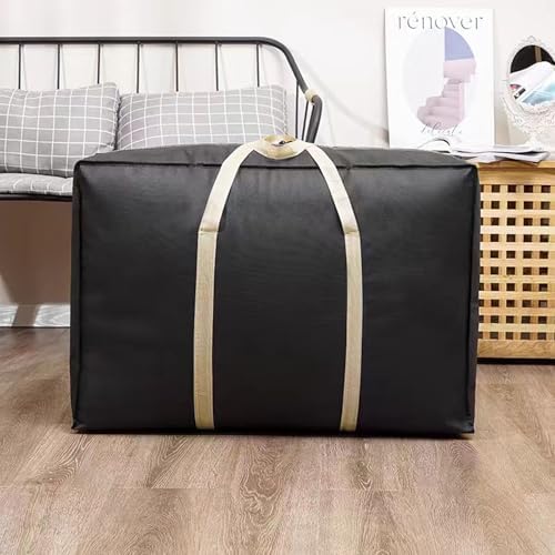 2 Pcs 89L Large Moving BagsHeavy Duty Packing Bags for Moving House Totes, Waterproof Storage Large Clothes Storage Bags with Zips for Bedding Blanket Clothing Travel Camping Wardrobe Essentials - Image 6