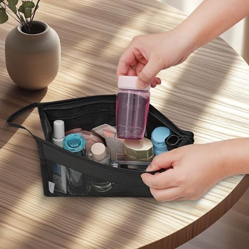 TRIXES 8PC Travel Packing Cubes – All-in-one Holiday Essential – Convenient waterproof storage for all Holiday Clothing, Accessories and Bathroom Products - Black - Image 4