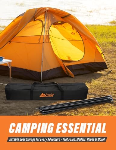 Xtremeauto Tent Pole Storage Bag – Heavy Duty 150x20x20cm Waterproof Carry Case for Awning Poles, Tent Accessories, Canopy Frames, Mallets & More – Durable Outdoor Camping Organizer - Image 4