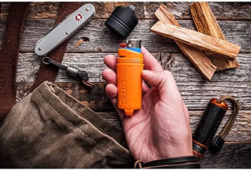 Exotac Men's Firesleeve Waterproof Lighter Holder - Orange, Medium - Image 7