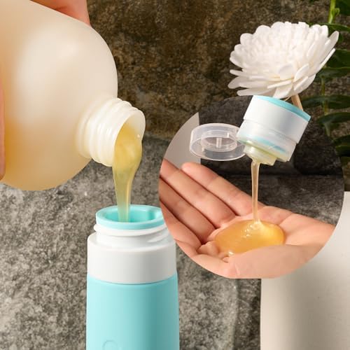 INSFIT Travel Bottles for Toiletries, 17 Pack Leakproof Travel Size Toiletries, Airplane Travel Essentials, Holiday Essentials for Women and Men with Labels/Clear Bag - Image 4