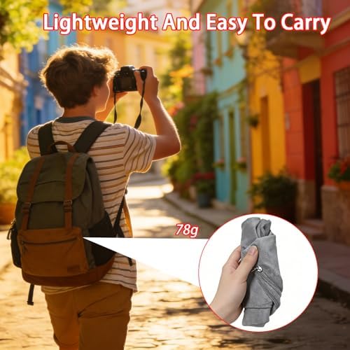 Inflatable Travel Pillow,Blow up Airplane Travel Neck Pillow Compact Small U Shape Headrest Support Cushion for Airplane Train Car Office Travel Essential Flight Pillows for a Long Hauls Sleeping Rest - Image 5