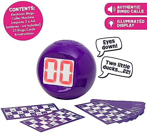 Ideal | Electronic Bingo: Host your own Bingo night at home! | Family Games | 3+ Players | Ages 8+ - Image 2