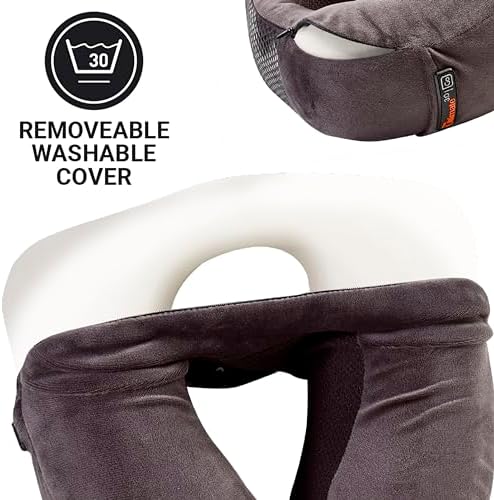 Go Travel Ultimate 3.0 Luxury Neck Pillow - Soft Memory Foam Support | Cushioned head & neck support for flights, coaches, cars and train journeys - Super Supportive & Ergonomic. Ref 489.101. - Image 9
