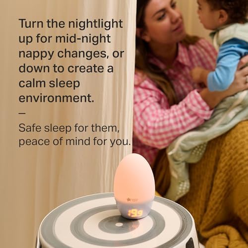 Tommee Tippee GroEgg2, Toddler Nightlight, LED Colour-Changing with Digital Room Temperature Display for Safer Sleep, Adjustable Brightness, Silicone Shell, USB Rechargeable - Image 4