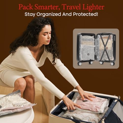 Vacbird Vacuum Storage Bags, Wireless Electric Air Pump Space Saver Bags for Travel and Home, 9 Pack - Image 8