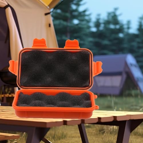 Hapivida Small Hard Case with Foam, Small Dry Box Shockproof Drybox Compact Camping Survival Storage Box Airtight Travel Case for Outdoor Camping Hiking Travel (L) - Image 5