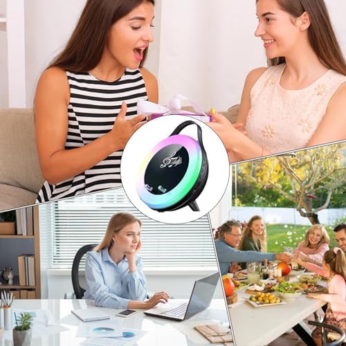 Portable Speaker | With RGB Light, Rechargeable, Hi-Fi Sound - Induction Speaker - Innovative Technology Gadget for Home, Office, RV, Travel, Camping, Picnic, Birthday - Image 4