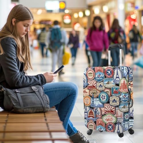 Kaket Suitcase Cover - Elastic Dustproof & Scratchproof Luggage Protector (M(22"-25" Luggage)) - Image 5