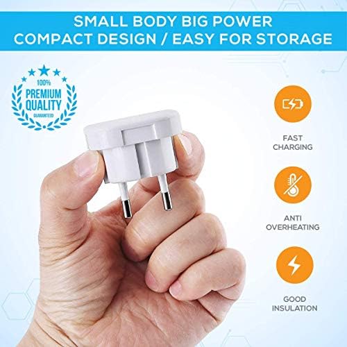 Gadgets Hut UK - 5 x UK to EU Europe European Travel Adapter suitable for France, Germany, Spain, Egypt, China - Refer to Product description for Country list - Image 5